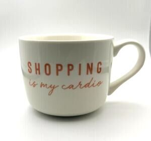 Opal House Shopping is My Cardio Coffee Mug NEW